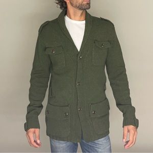 Diesel Cardigan - Forest green - men’s size large